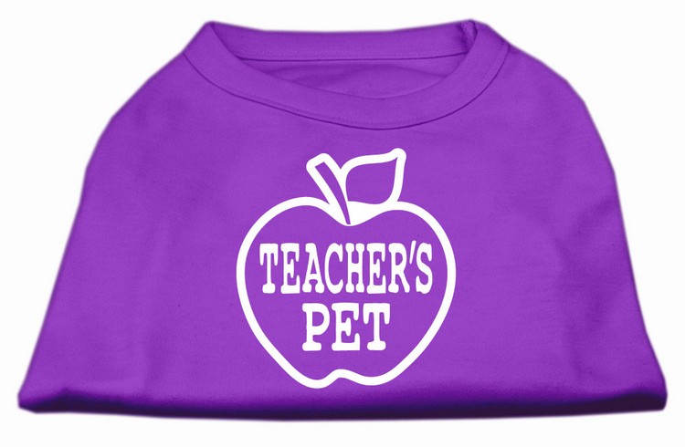 Teachers Pet Screen Print Shirt Purple XS